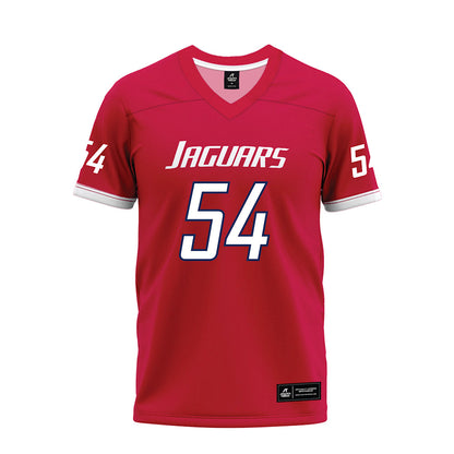 South Alabama - NCAA Football : Leavy Johnson - Red Premium Football Jersey-0