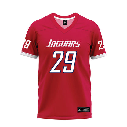 South Alabama - NCAA Football : Kaleb Jackson - Red Premium Football Jersey-0