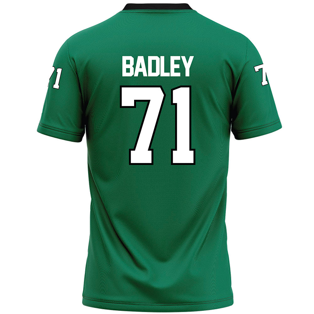 Northeastern State - NCAA Football : Cayson Badley - Green Premium Football Jersey-1