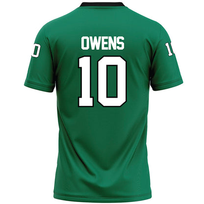 Northeastern State - NCAA Football : Marvelous Owens - Green Premium Football Jersey-1