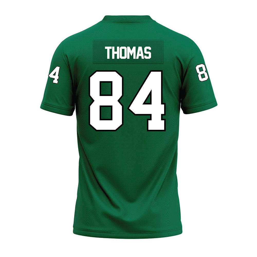 Northeastern State - NCAA Football : Ke'Aunte Thomas - Green Premium Football Jersey