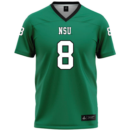 Northeastern State - NCAA Football : Khaden Walker - Green Premium Football Jersey-0