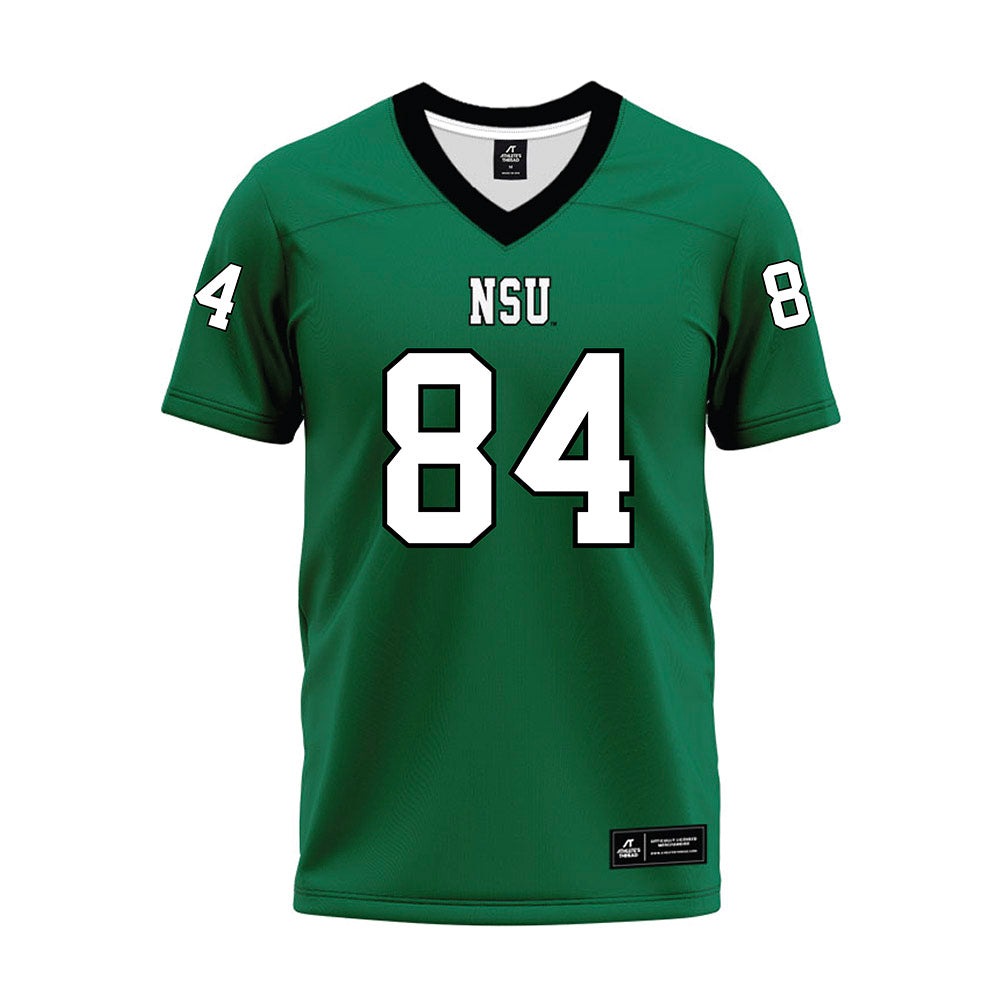 Northeastern State - NCAA Football : Ke'Aunte Thomas - Green Premium Football Jersey