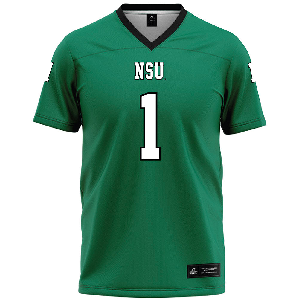 Northeastern State - NCAA Football : John Joseph - Green Premium Football Jersey-0