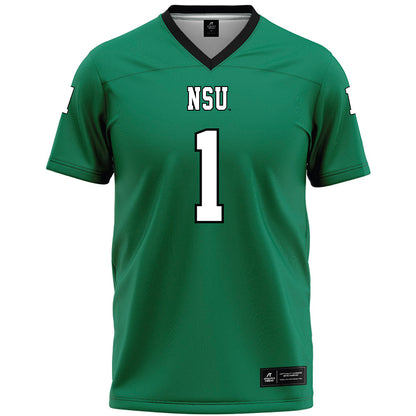 Northeastern State - NCAA Football : John Joseph - Green Premium Football Jersey-0