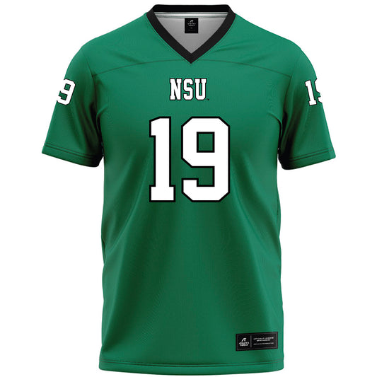 Northeastern State - NCAA Football : Mo Foketi Foketi - Green Premium Football Jersey-0