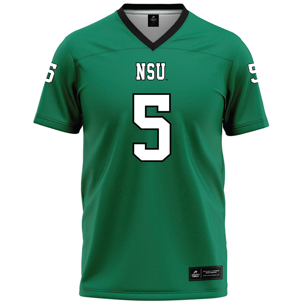Northeastern State - NCAA Football : La'Vontae Shenault - Green Premium Football Jersey-0