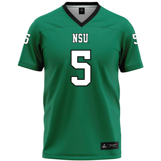 Northeastern State - NCAA Football : La'Vontae Shenault - Green Premium Football Jersey-0