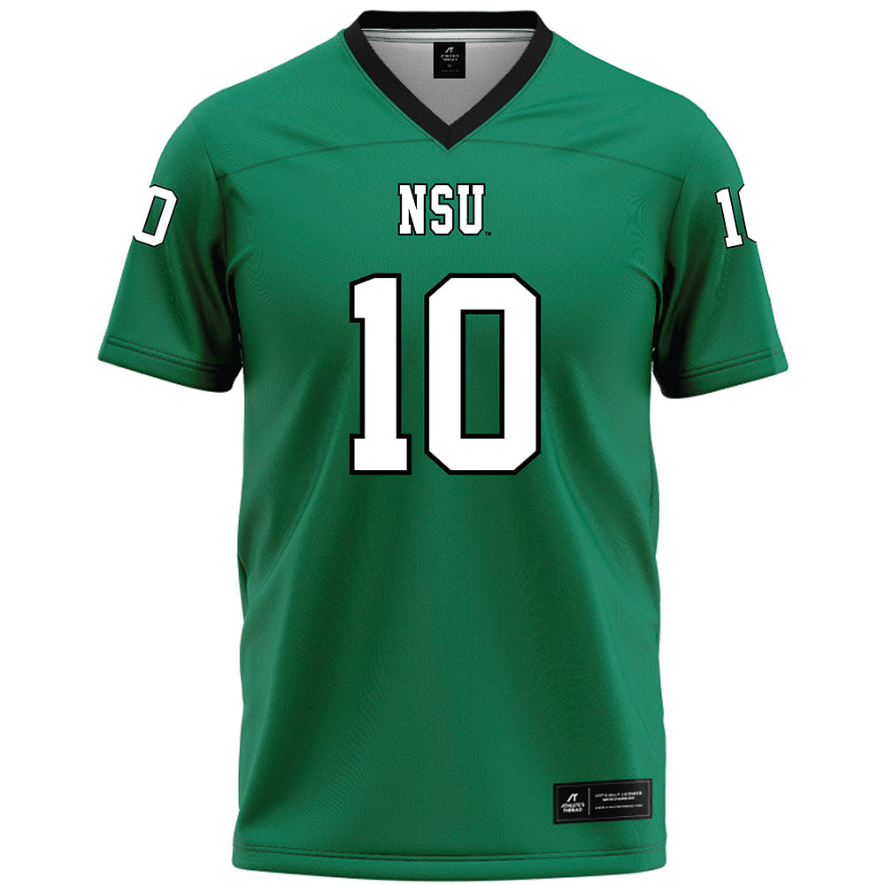 Northeastern State - NCAA Football : Marvelous Owens - Green Premium Football Jersey-0