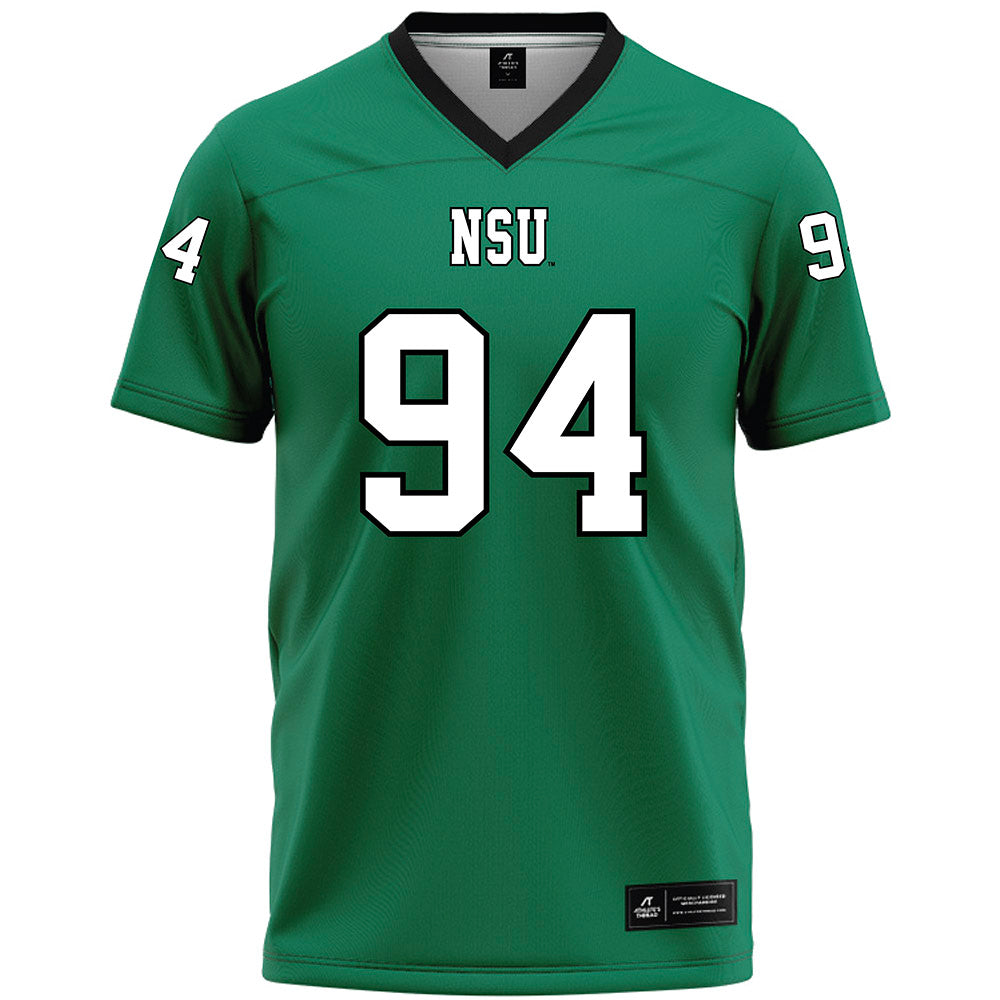 Northeastern State - NCAA Football : Ayden Guess - Green Premium Football Jersey-0