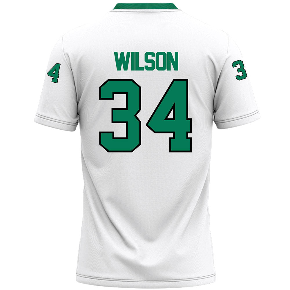 Northeastern State - NCAA Football : Donniel Wilson - White Premium Football Jersey-1