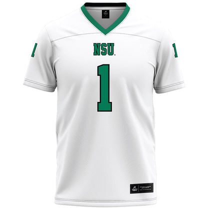 Northeastern State - NCAA Football : John Joseph - White Premium Football Jersey-0