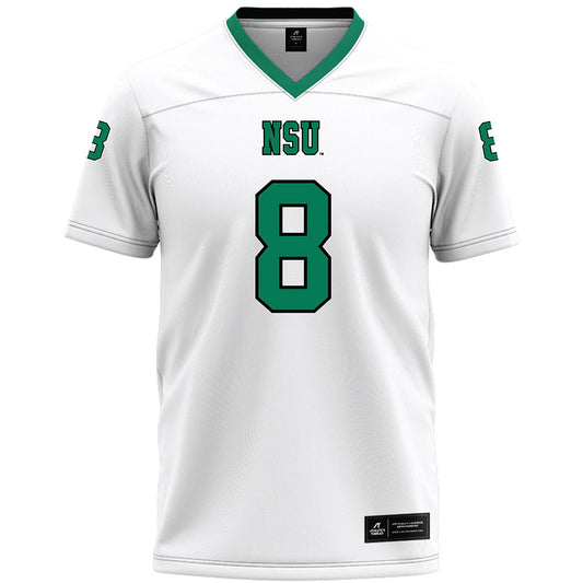 Northeastern State - NCAA Football : Khaden Walker - White Premium Football Jersey-0