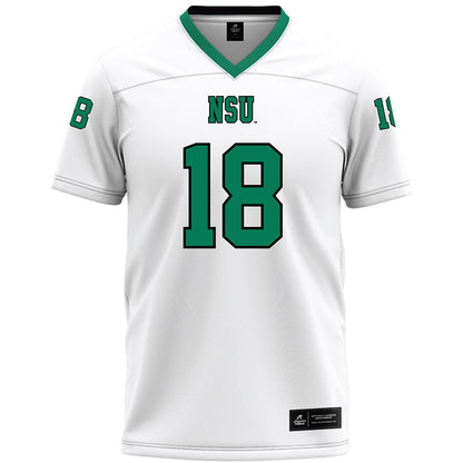Northeastern State - NCAA Football : Kod Finley - White Premium Football Jersey-0