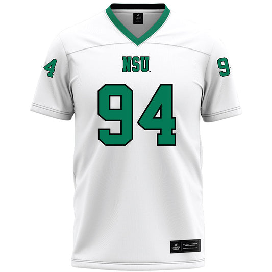 Northeastern State - NCAA Football : Ayden Guess - White Premium Football Jersey-0