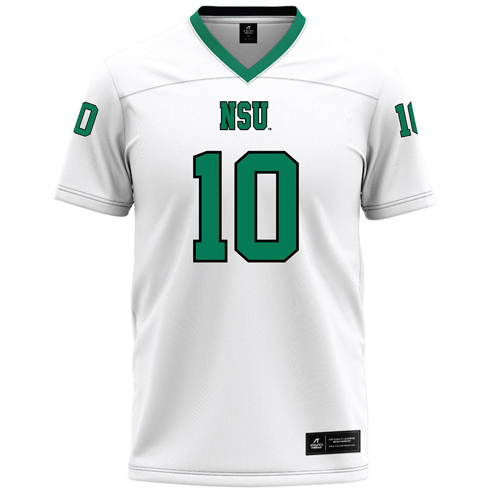 Northeastern State - NCAA Football : Marvelous Owens - White Premium Football Jersey-0