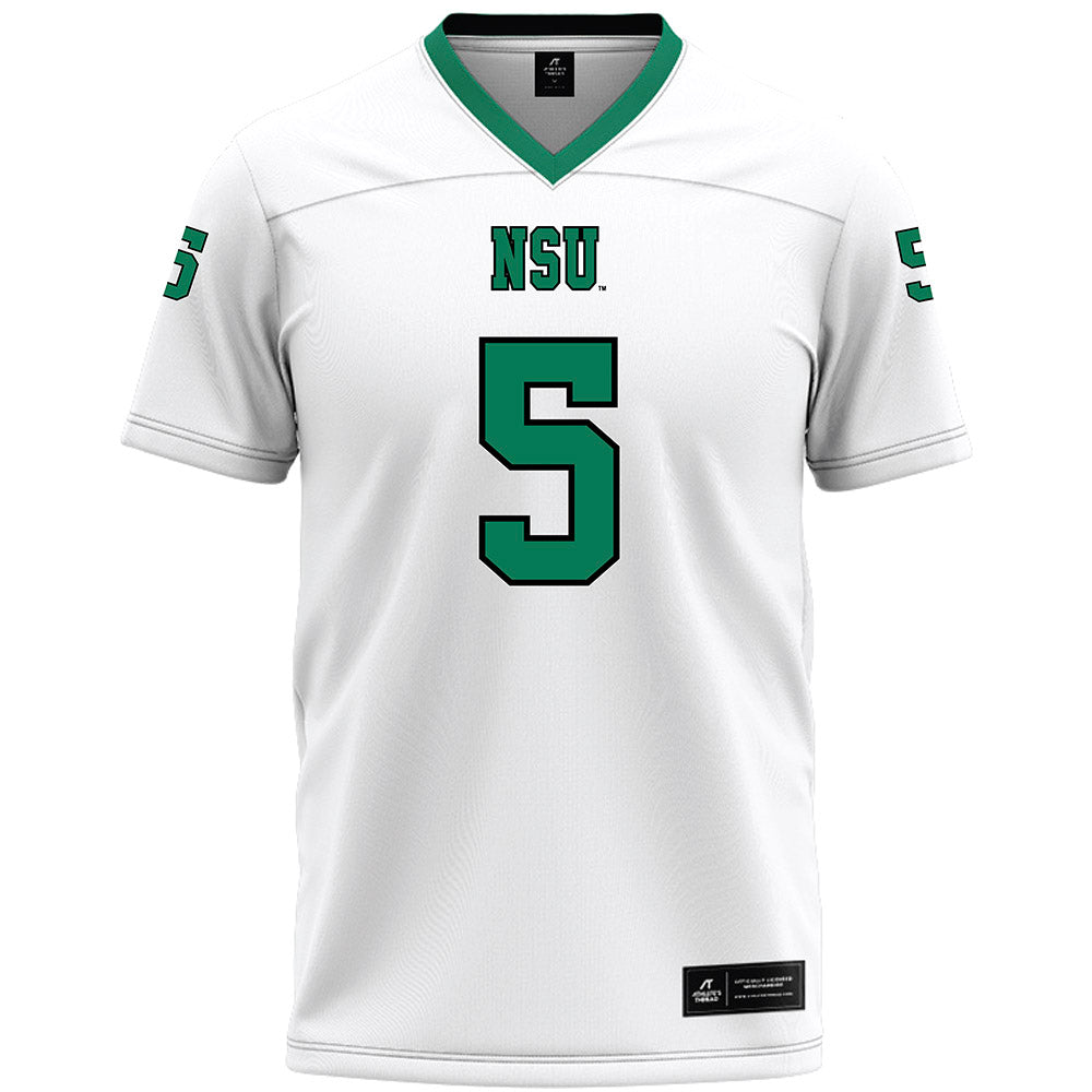 Northeastern State - NCAA Football : La'Vontae Shenault - White Premium Football Jersey-0
