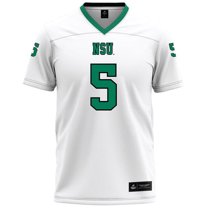 Northeastern State - NCAA Football : La'Vontae Shenault - White Premium Football Jersey-0
