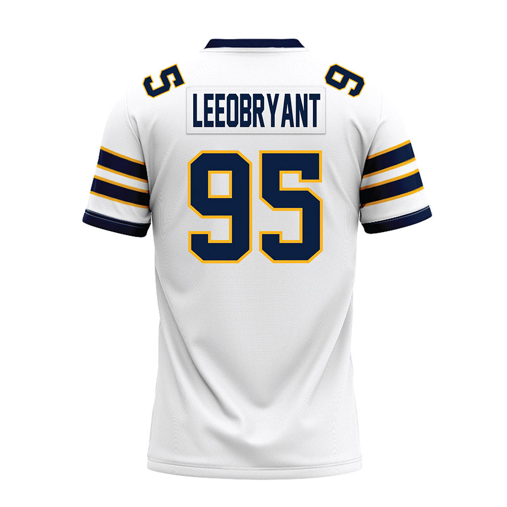 AU - NCAA Football : Joshua Leeobryant - White Premium Football Jersey-1