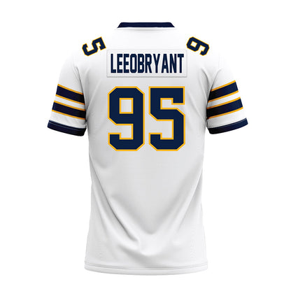 AU - NCAA Football : Joshua Leeobryant - White Premium Football Jersey-1