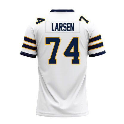 AU - NCAA Football : Josh Larsen - White Premium Football Jersey-1