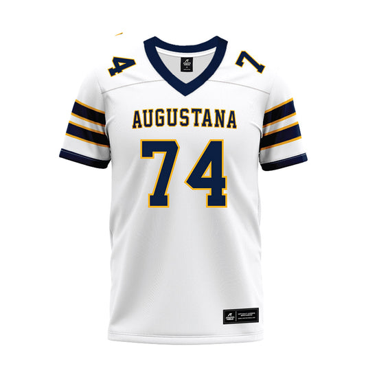 AU - NCAA Football : Josh Larsen - White Premium Football Jersey-0
