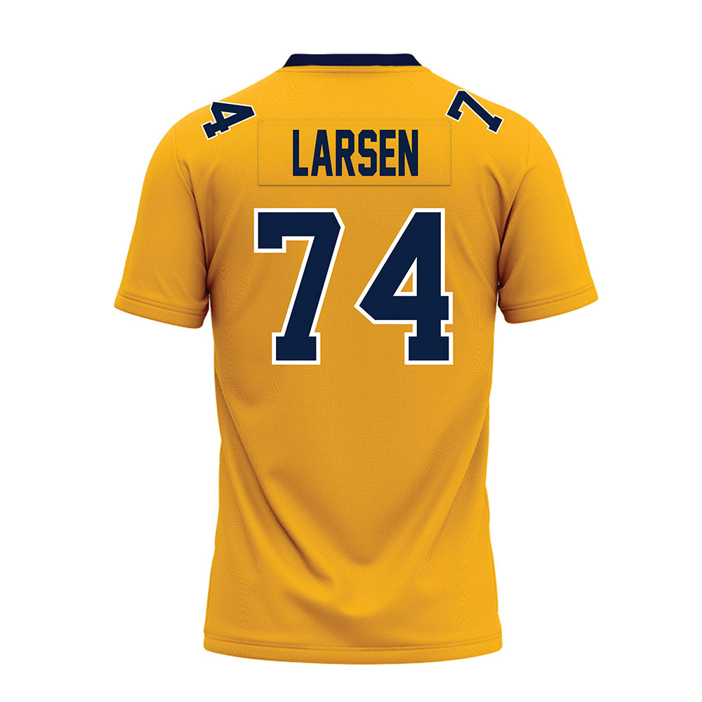 AU - NCAA Football : Josh Larsen - Gold Premium Football Jersey-1