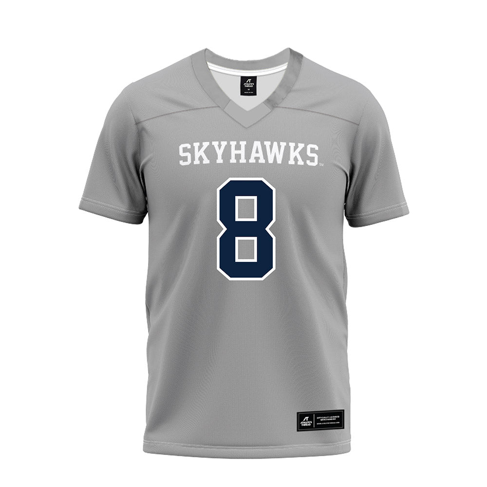 UT Martin - NCAA Football : Jase Bauer - Grey Premium Football Jersey-0