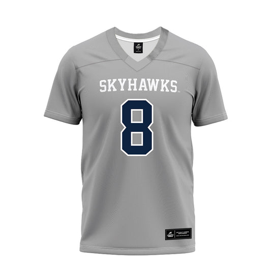 UT Martin - NCAA Football : Jase Bauer - Grey Premium Football Jersey-0