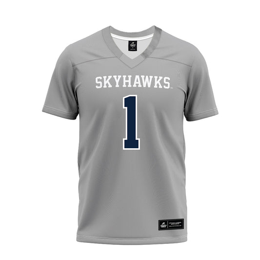 UT Martin - NCAA Football : John Gentry - Grey Premium Football Jersey-0