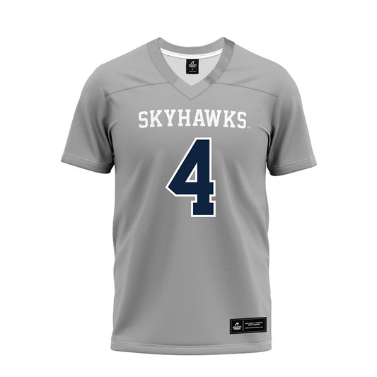 UT Martin - NCAA Football : Chris Rhodes - Grey Premium Football Jersey-0