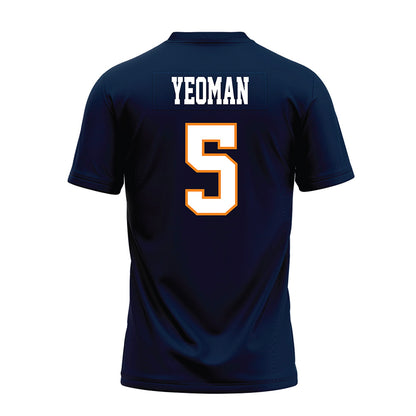 UT Martin - NCAA Football : Corey Yeoman - Blue Premium Football Jersey-1