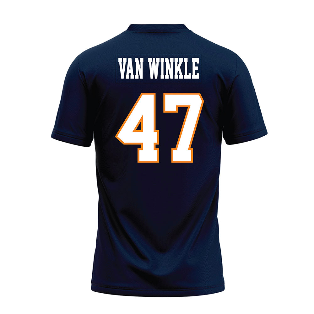UT Martin - NCAA Football : Jaren Van Winkle - Blue Premium Football Jersey