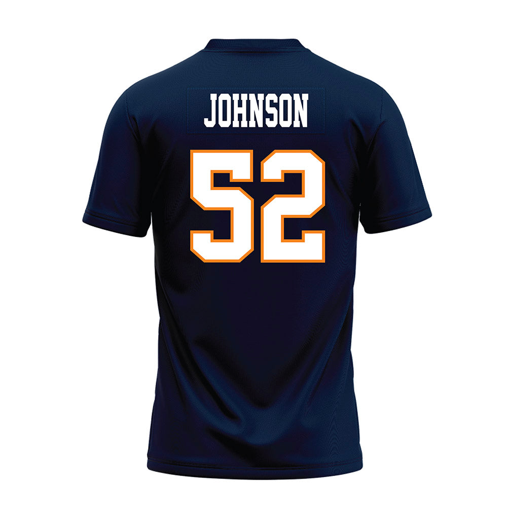 UT Martin - NCAA Football : Xavier Johnson - Blue Premium Football Jersey-1