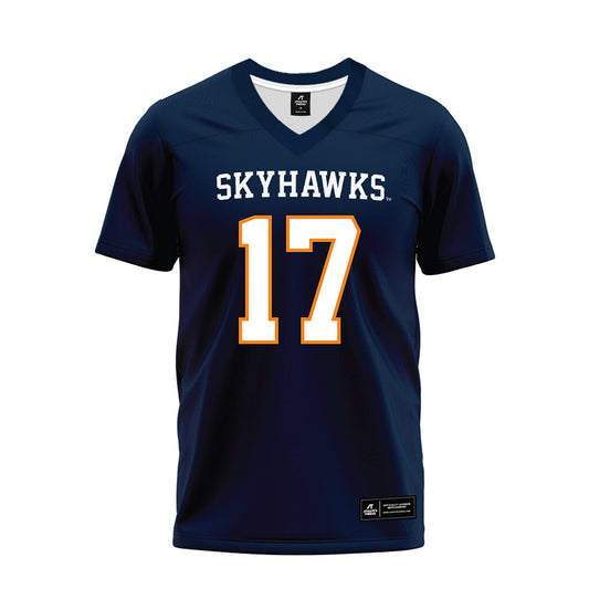 UT Martin - NCAA Football : Devin Queen - Blue Premium Football Jersey-0