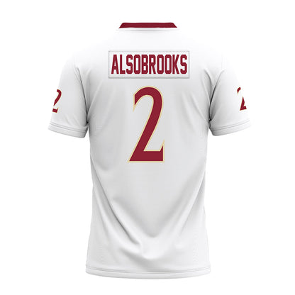 Elon - NCAA Football : Senquavious Alsobrooks - Premium Football Jersey-1