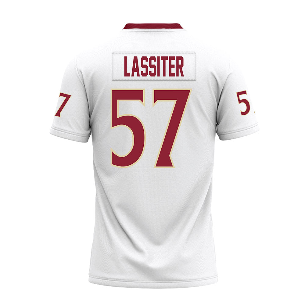 Elon - NCAA Football : Demari Lassiter - Premium Football Jersey-1