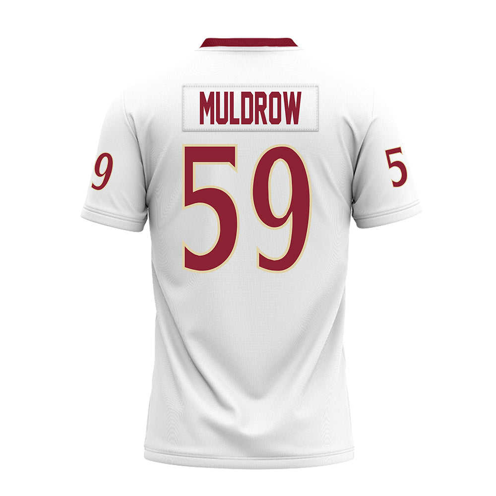 Elon - NCAA Football : Michael Muldrow - Premium Football Jersey-1