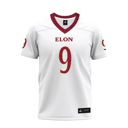 Elon - NCAA Football : Kenaz McMillian - Premium Football Jersey-0