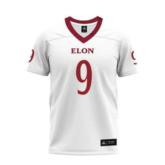 Elon - NCAA Football : Kenaz McMillian - Premium Football Jersey-0