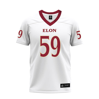 Elon - NCAA Football : Michael Muldrow - Premium Football Jersey-0