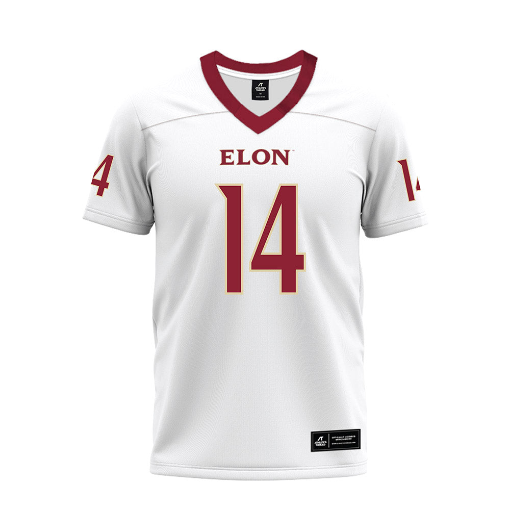 Elon - NCAA Football : Elijah Guttman - Premium Football Jersey-0