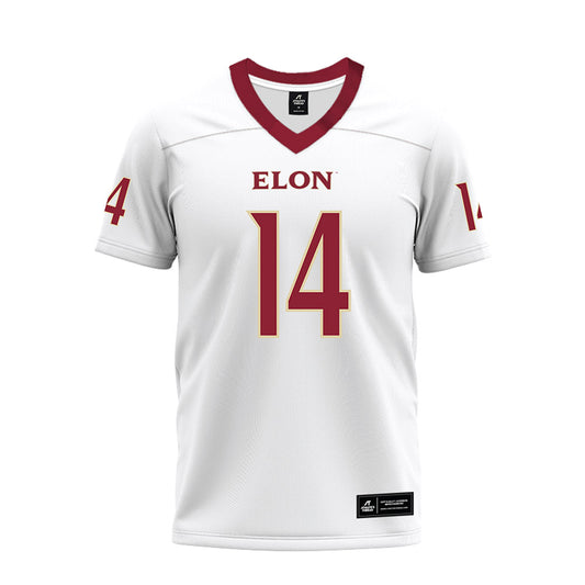 Elon - NCAA Football : Elijah Guttman - Premium Football Jersey-0
