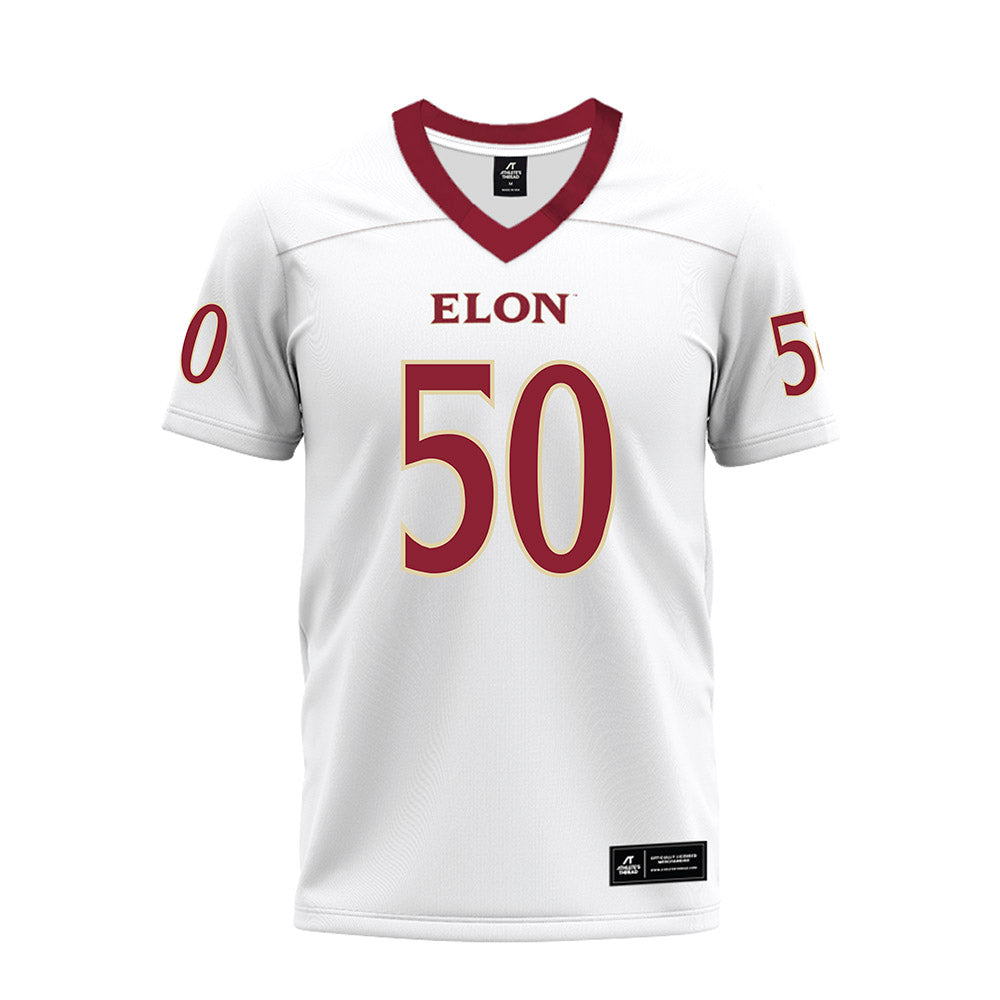 Elon - NCAA Football : Nhycer Kelly - Premium Football Jersey-0