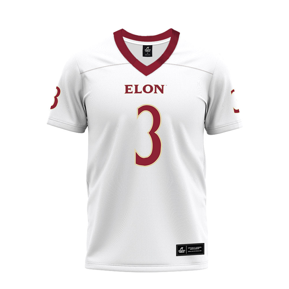Elon - NCAA Football : Cj Hector - Premium Football Jersey-0
