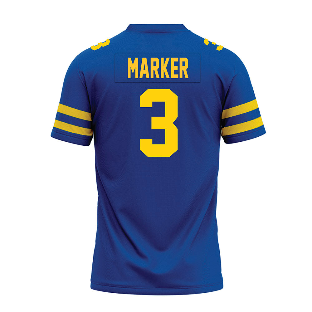 Delaware - NCAA Football : Zach Marker - Premium Football Jersey-1