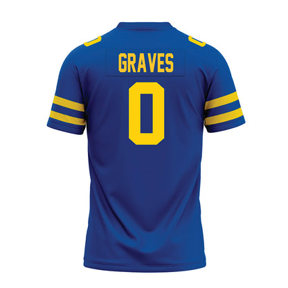 Delaware - NCAA Football : Bryson Graves - Premium Football Jersey-1