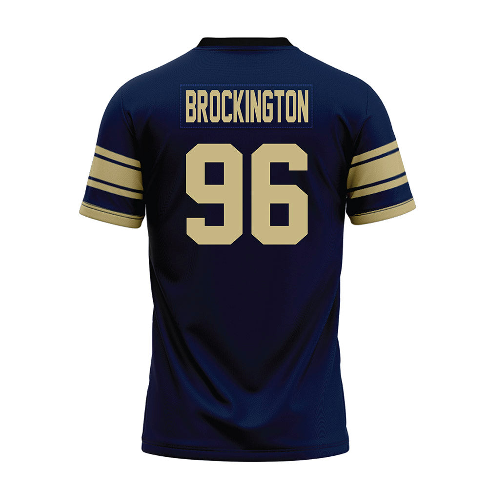 Akron - NCAA Football : Zy Brockington - Premium Football Jersey-1