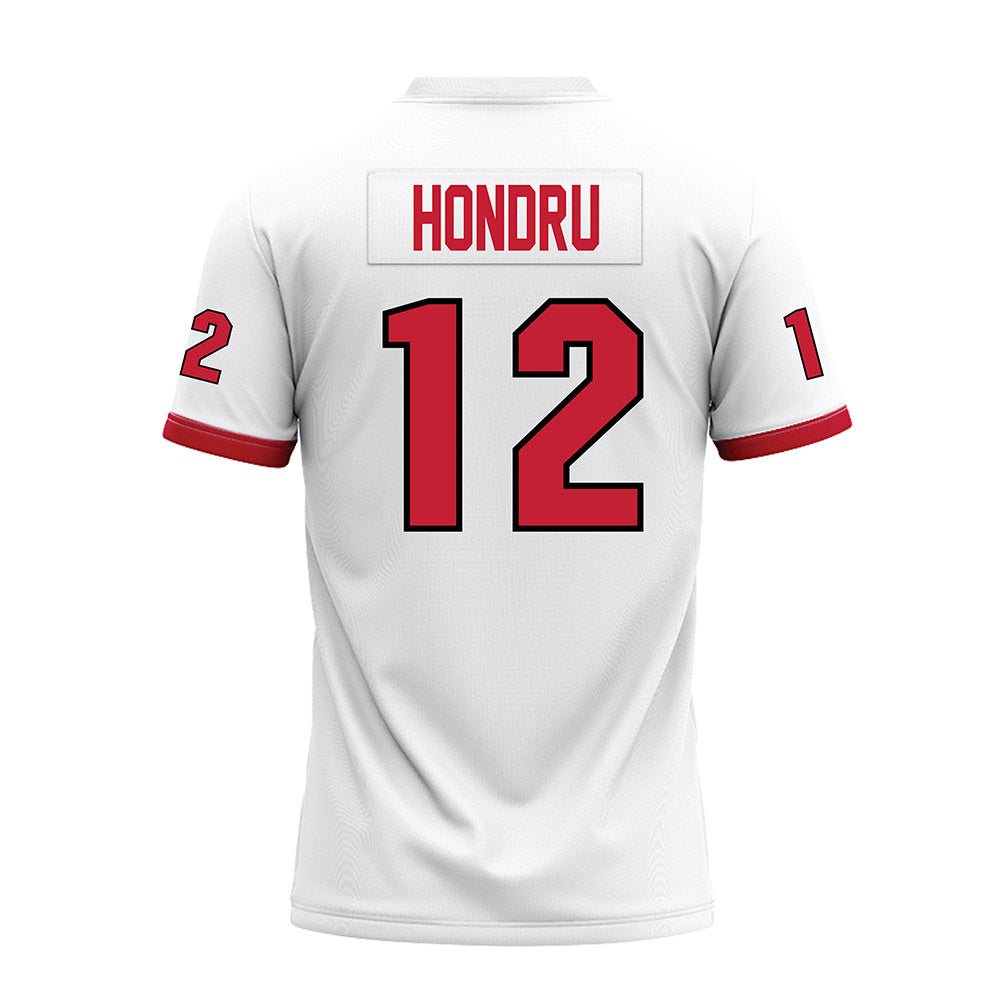 Miami of Ohio - NCAA Football : Corban Hondru - 2023 White Premium Football Jersey-1