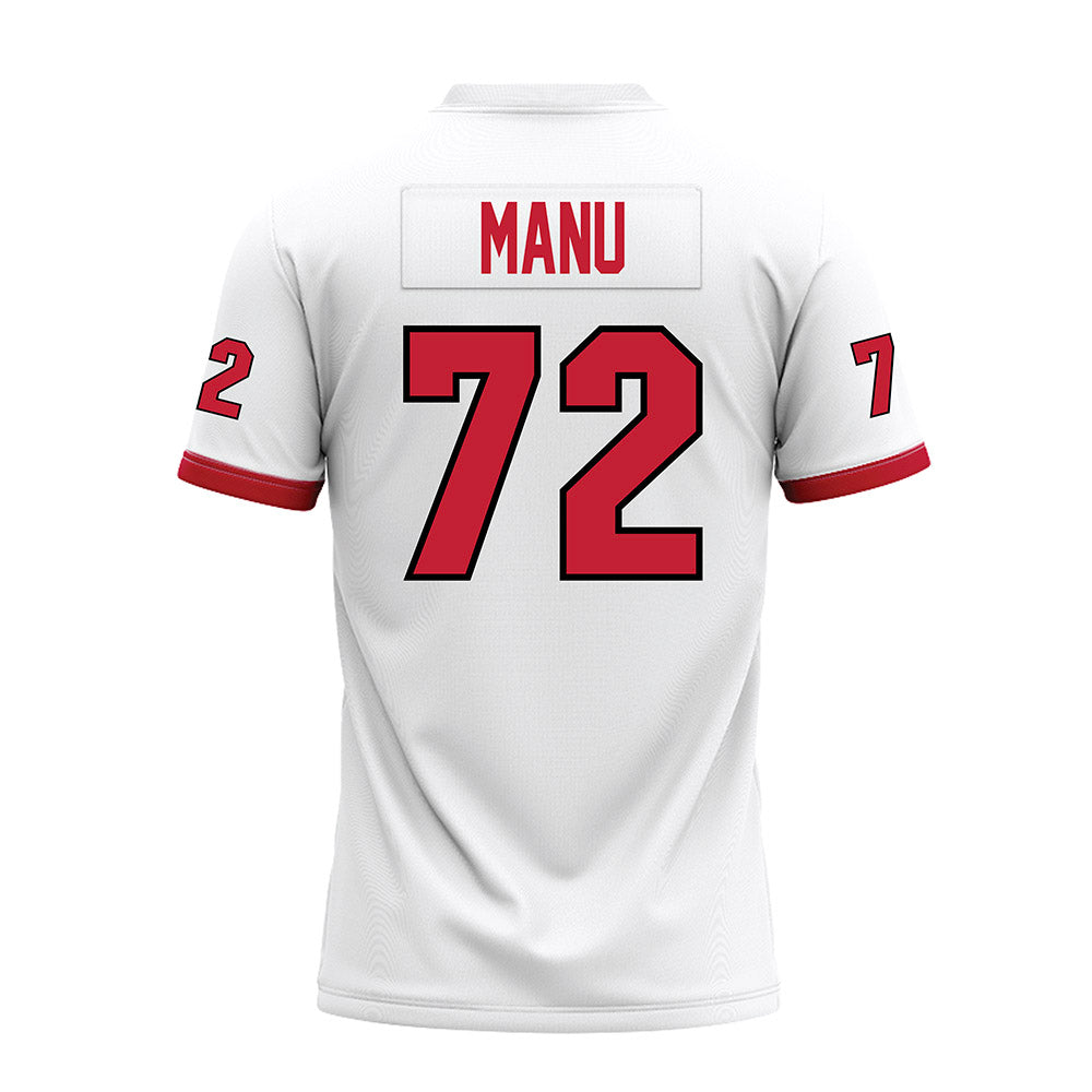 Miami of Ohio - NCAA Football : Kris Manu - 2023 White Premium Football Jersey-1